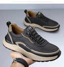 Mocassins masculinos de couro, confortáveis, respiráveis, leves, antiderrapantes, à prova d'água, sapatos casuais para atacado