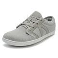 Tênis descalço minimalista masculino, ajuste largo, sola zero, relaxamento ideal, treinador cruzado masculino, sapatos descalços, caixa de dedo largo