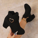 2025 novas mulheres antiderrapantes botas de tornozelo plataforma zíper salto alto botas curtas confortáveis sapatos de designer feminino zapatos de mujer