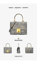 Bolsa Feminina BAFELLI NOVA MODA ESTILO ELEGANTE BOLSA DE OMBRO EM COURO LEGÍTIMO DOURADO MARCA DE LUXO 2026
