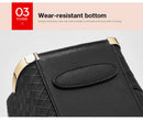 Bolsa feminina de couro genuíno foxer, design elegante e luxuoso, bolsa de ombro feminina, bolsa tote de grande capacidade, melhor presente para mãe, esposa