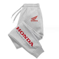 Novas calças de algodão casuais da Honda para outono e inverno, calças de corrida e fitness, calças de inverno masculinas.