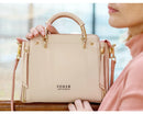 Bolsa de Ombro Feminina FOXER em Couro Rachado, Bolsa Elegante, Nova Bolsa Tote Grande Feminina 2026, Bolsa Transversal de Design Luxuoso