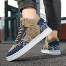Sapato de skate alto masculino e infantil, sapato de caminhada casual com cadarço, tênis de luxo, novo, 2022