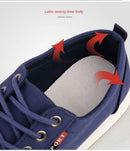 Novos tênis masculinos de lona, sapatos casuais respiráveis para homens, sapatos confortáveis para dirigir, tênis com cadarço, zapatillas de hombre