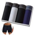 4pcs boxer shorts homem calcinha masculina boxer roupa interior de algodão para o sexo masculino casal sexy conjunto calecon tamanho grande lote macio
