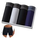 4pcs boxer shorts homem calcinha masculina boxer roupa interior de algodão para o sexo masculino casal sexy conjunto calecon tamanho grande lote macio