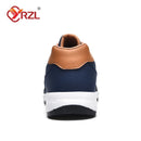 Yrzl sapatos masculinos primavera outono tênis de caminhada à prova dwaterproof água lazer masculino sapatos esportivos de couro antiderrapante calçado tênis para homem