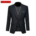 2 peças ternos de tamanho extra grande para homens casamento noivo smoking conjuntos de baile negócios masculino blazer trajes de hombre