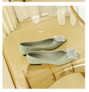 Sapatos Femininos de Bico Fino e Sola Baixa, Elegantes e Confortáveis, Estilo Coreano para Uso Diário na Primavera e Outono