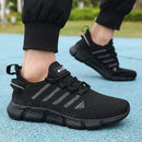 Novo verão sola macia tênis de corrida dos homens malha respirável sapatos casuais confortáveis moda versátil sapatos de exercício ao ar livre