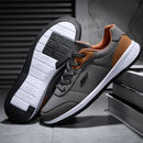 2025 sapatos masculinos primavera outono à prova dwaterproof água tênis de caminhada lazer masculino sapatos esportivos de couro antiderrapante calçado tênis para homem