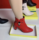 2023 botas de salto alto feminino primavera e outono botas únicas novos sapatos femininos zip branco à prova dwaterproof água taiwan sapatos de salto alto