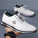 Sapatos Casuais Masculinos Confortáveis e Respiráveis, Sola Macia, Ultra-Couro, Novo Estilo Primavera 2026, Bico Redondo, Salto Baixo