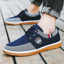 Melhor venda sapatos casuais masculinos vulcanizados mocassins de trabalho malha leve homem sapatos esportivos sapatos de lona para homem