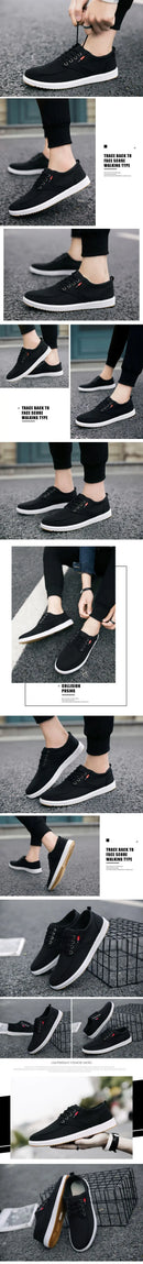 Novos tênis masculinos de lona, sapatos casuais respiráveis para homens, sapatos confortáveis para dirigir, tênis com cadarço, zapatillas de hombre