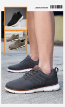 Tênis casual sapatos respirável masculino andando malha sola macia ao ar livre anti deslizamento viagem confortável tênis de corrida tenis masculino