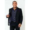 Blazer Masculino Oxford Camisaria Colombo Roupa De Negócios Tamanho 44 56 Cores Disponíveis: Preto Marrom Cinza