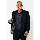 Blazer Masculino Oxford Camisaria Colombo Roupa De Negócios Tamanho 44 56 Cores Disponíveis: Preto Marrom Cinza