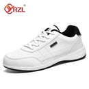 Yrzl sapatos masculinos primavera outono tênis de caminhada à prova dwaterproof água lazer masculino sapatos esportivos de couro antiderrapante calçado tênis para homem