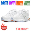 Nike Air Monarch 4 Snow Day Couro de couro casual acolchoado, antiderrapante, durável sapatos de pai de cano baixo estilo unissex AV6676-100