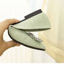 Sapatos Femininos de Bico Fino e Sola Baixa, Elegantes e Confortáveis, Estilo Coreano para Uso Diário na Primavera e Outono