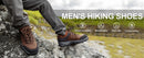 GOLDEN CAMEL Sapatos de caminhada para homens, à prova d'água, botas de caminhada de cano baixo, sapatos de couro para trekking, tênis masculinos para caminhada, novos