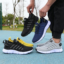 Novo verão sola macia tênis de corrida dos homens malha respirável sapatos casuais confortáveis moda versátil sapatos de exercício ao ar livre
