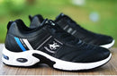 Tênis de couro masculino casual versátil sapatos ao ar livre antiderrapante calçado de corrida moda masculina sapatos de tabuleiro zapatos homme
