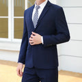 8xl terno (blazer + calças) moda negócios cavalheiro estilo italiano fino cor sólida terno profissional casamento noivo melhor homem terno