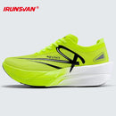 Tênis de Corrida Profissional Masculino IRUNSVAN com Placa de Carbono Completa, Amortecimento Leve, Tênis de Treinamento Médio para Mulheres 25126
