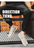 Marca masculina sapatos casuais moda denim sapatos de lona respirável andando sapatos planos ao ar livre tamanho grande luz sapatos masculinos mocassins