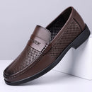 Mocassins de Couro Masculinos Casuais Slip-on Respiráveis Confortáveis para Caminhada e Escritório – Coleção Verão 2026