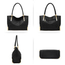 Bolsa feminina de couro genuíno foxer, design elegante e luxuoso, bolsa de ombro feminina, bolsa tote de grande capacidade, melhor presente para mãe, esposa