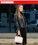 Bolsa de Ombro Feminina FOXER em Couro Rachado, Bolsa Elegante, Nova Bolsa Tote Grande Feminina 2026, Bolsa Transversal de Design Luxuoso