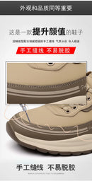 Mocassins masculinos de couro, confortáveis, respiráveis, leves, antiderrapantes, à prova d'água, sapatos casuais para atacado