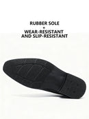 Clássico retro vestido masculino monge sapatos de couro com fivela dedo do pé apontado negócios escritório casamento confortável sapatos oxfords masculinos