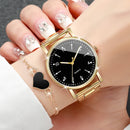 Kit Relógio Feminino com Pulseiras — Quartzo Elegante