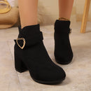 2025 novas mulheres antiderrapantes botas de tornozelo plataforma zíper salto alto botas curtas confortáveis sapatos de designer feminino zapatos de mujer