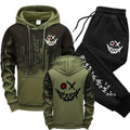 Conjunto masculino moletom com capuz moletom outono inverno masculino diário casual esportes jogger terno 2025 moda urbana hoodies roupas esportivas