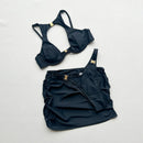 Biquínis e tankinis femininos, roupa de banho sexy, conjunto de biquíni feminino, roupa de praia push-up, roupa de banho com saia, купальник женский