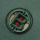 Camisa Polo Masculina Premium com Detalhes Listrados, Emblema Bordado, Tecido Respirável, Versátil para Trabalho e Ocasiões Casuais
