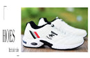 Tênis de couro masculino casual versátil sapatos ao ar livre antiderrapante calçado de corrida moda masculina sapatos de tabuleiro zapatos homme