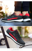 Yrzl sapatos masculinos primavera outono tênis de caminhada à prova dwaterproof água lazer masculino sapatos esportivos de couro antiderrapante calçado tênis para homem