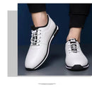 Sapatos Casuais Masculinos Confortáveis e Respiráveis, Sola Macia, Ultra-Couro, Novo Estilo Primavera 2026, Bico Redondo, Salto Baixo