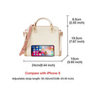Bolsa de Ombro Feminina FOXER em Couro Rachado, Bolsa Elegante, Nova Bolsa Tote Grande Feminina 2026, Bolsa Transversal de Design Luxuoso