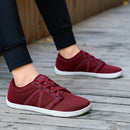 Tênis descalço minimalista masculino, ajuste largo, sola zero, relaxamento ideal, treinador cruzado masculino, sapatos descalços, caixa de dedo largo