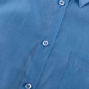 Camisa de Tencel com lapela e mangas compridas, estilo europeu e americano, elegante, versátil, soltinha, para mulheres, ideal para o dia a dia.