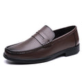 Mocassins de Couro Masculinos Casuais Slip-on Respiráveis Confortáveis para Caminhada e Escritório – Coleção Verão 2026