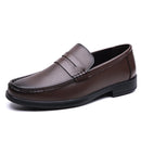Mocassins de Couro Masculinos Casuais Slip-on Respiráveis Confortáveis para Caminhada e Escritório – Coleção Verão 2026
